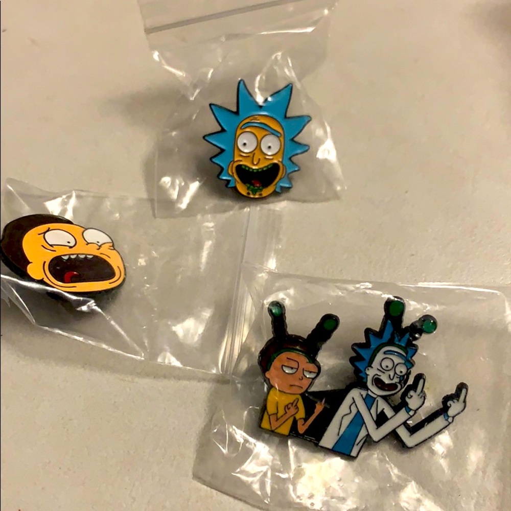 Rick n Morty Pins